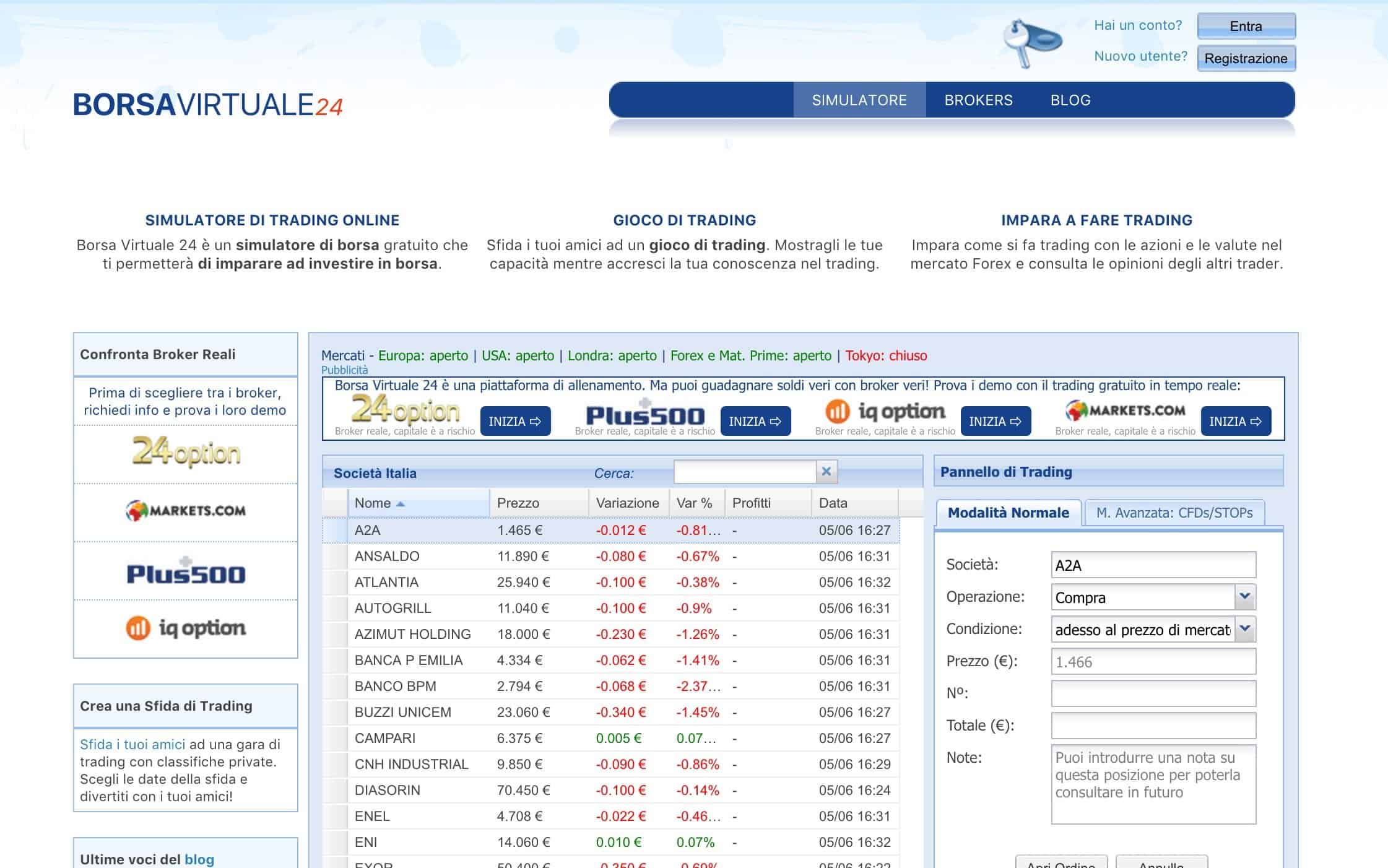 Borsa Virtuale 24