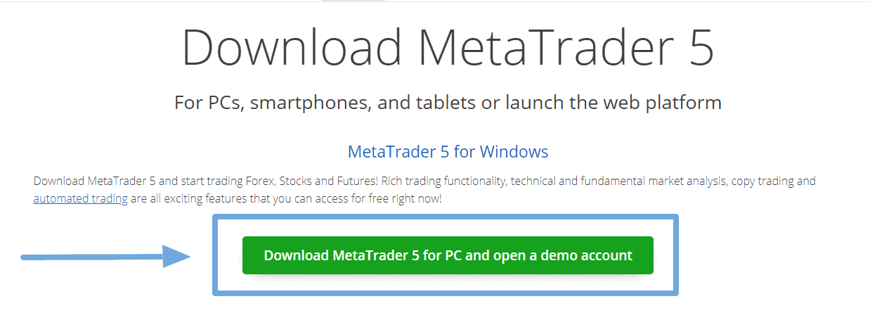 metatrader download come fare