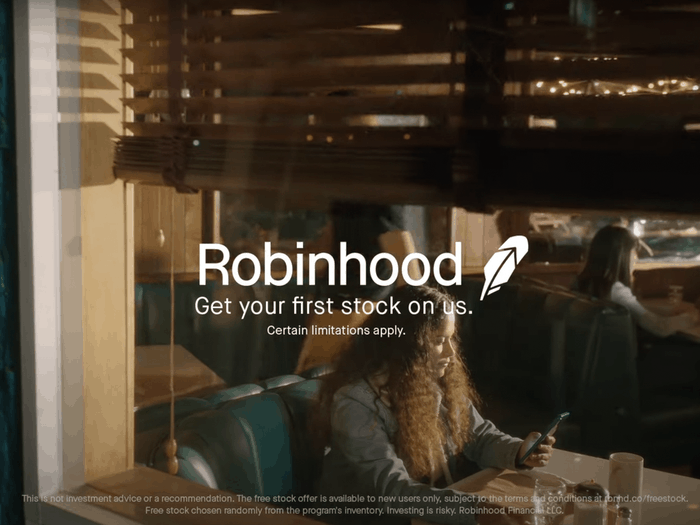 robinhood we are all investors campagna pubblicitaria