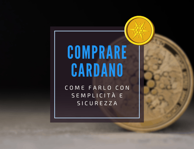 come comprare cardano guida completa