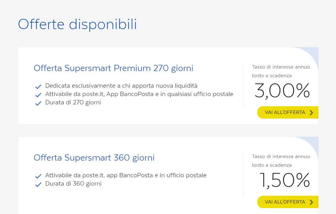 Come funziona l'offerta Supersmart