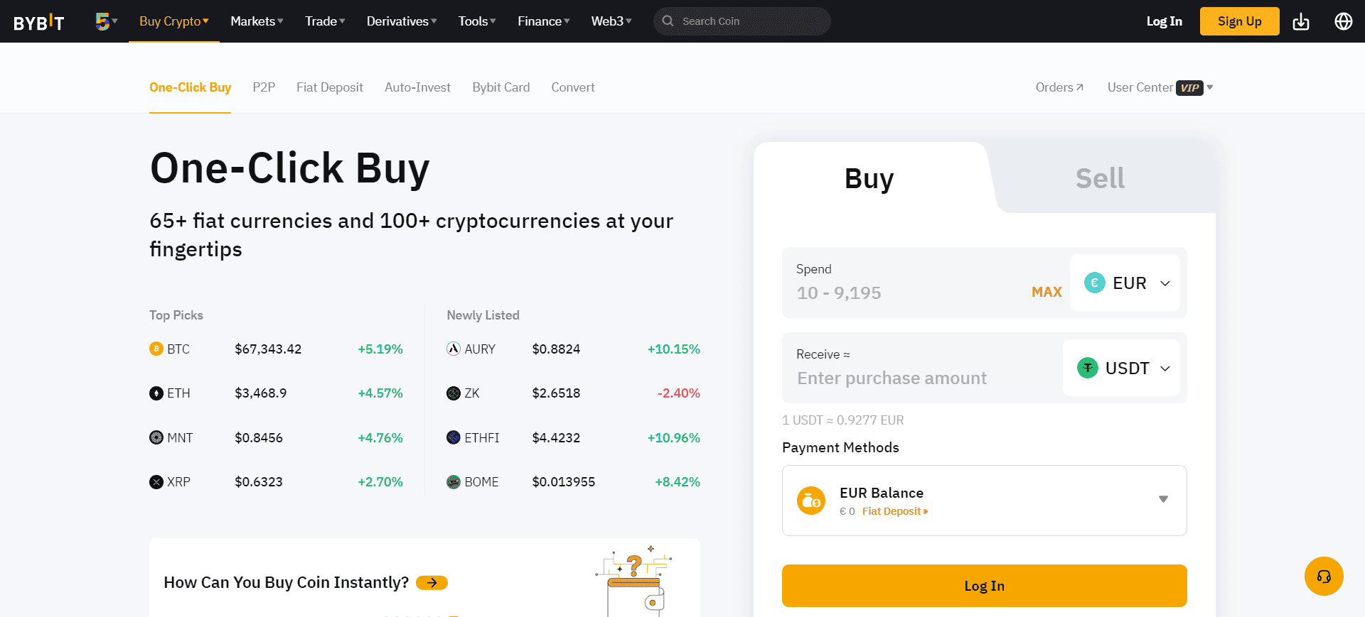 screenshot di bybit one click buy